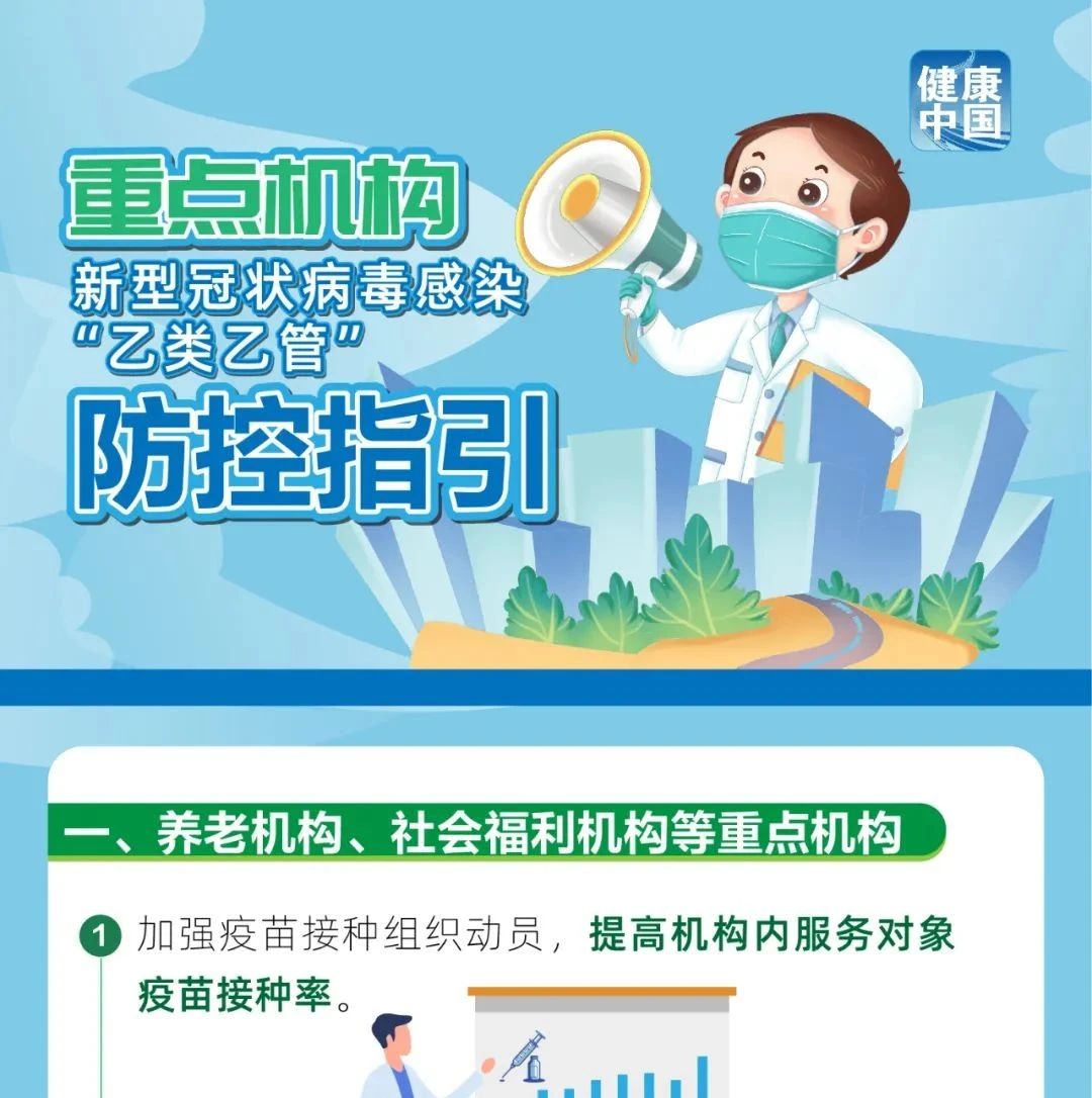【福安科普】乙类乙管后，学校、养老院等重点机构防控怎么做？