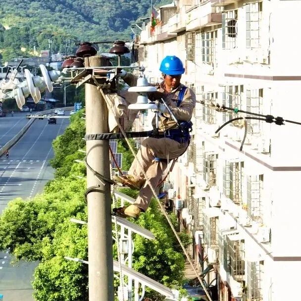 福安供电：电力线路迁改  “让道”G104国道改建