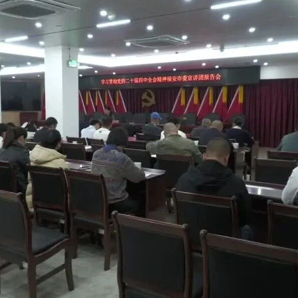 党的二十届四中全会精神宣讲走进坂中畲族乡