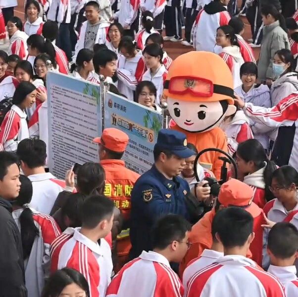 福安消防救援机动大队开展春季森林防灭火宣传进校园活动